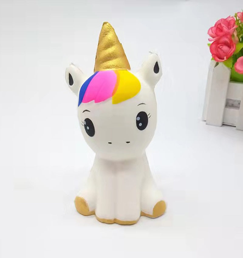 Jumbo Squishy Kawaii Animal Unicorn Cake Deer Panda Squishies Slow Rising Stress Ball fidget toys Squeeze food Toys for Kids