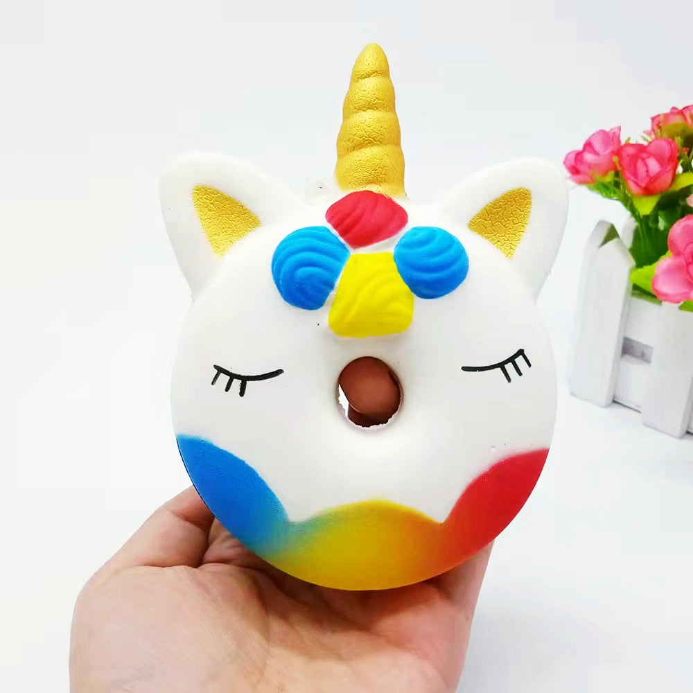 Jumbo Squishy Kawaii Animal Unicorn Cake Deer Panda Squishies Slow Rising Stress Ball fidget toys Squeeze food Toys for Kids