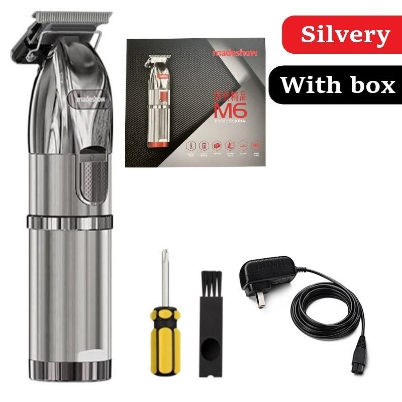 Madeshow M6 Haircut Machine Professional Hair Cutter Hair Trimmer For Man All Metal Haircutting Machine Hair Clipper for Barbers