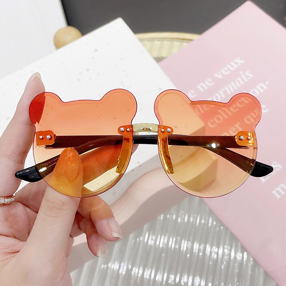 2023 Fashion Heart Frame Children Sunglasses Cute Girls Boys Kids Sun Glasses UV375 Protection Small Eyewear Baby De Sol Gafas