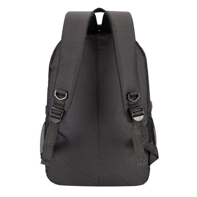 Computer School Travel Backpack Rucksack Polyester Black Gray Nylon Business Travel Commute Men School Laptop Backpack