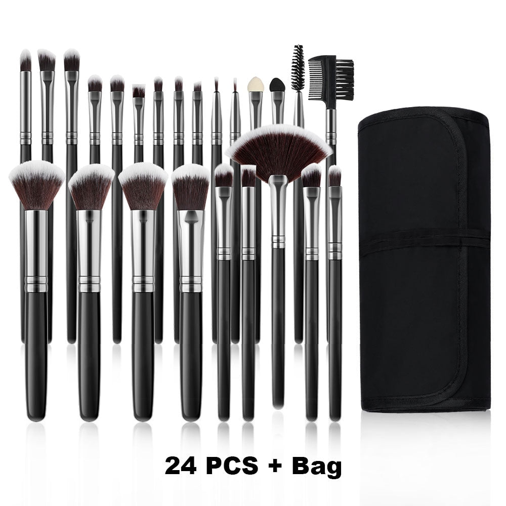 These universal makeup brushes, available in 13 or 32 pieces, enable you to create makeup looks