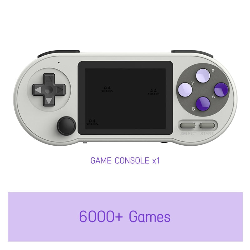 SNPRO 3 Inch IPS Handheld Game Console Mini Portable Retro Gaming Consoles 10000 Games AV Output For GBA Sega Dendy SNES