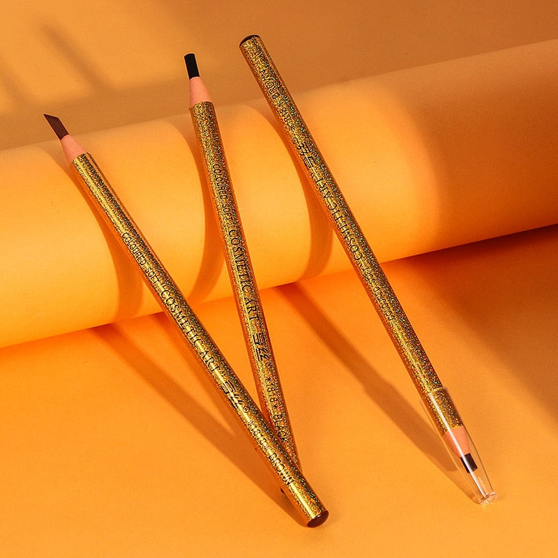 This one-piece waterproof eyebrow pencil is for creating natural-looking, defined brows