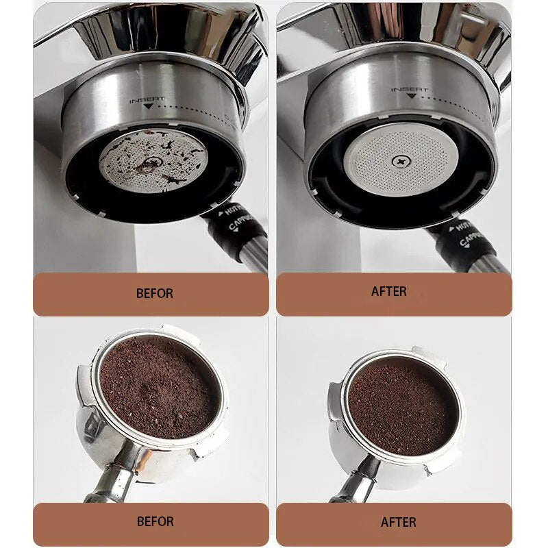 Reusable Coffee Filter Screen Heat Resistant Mesh Portafilter Barista Coffee Making Puck Screen for Espresso Machine