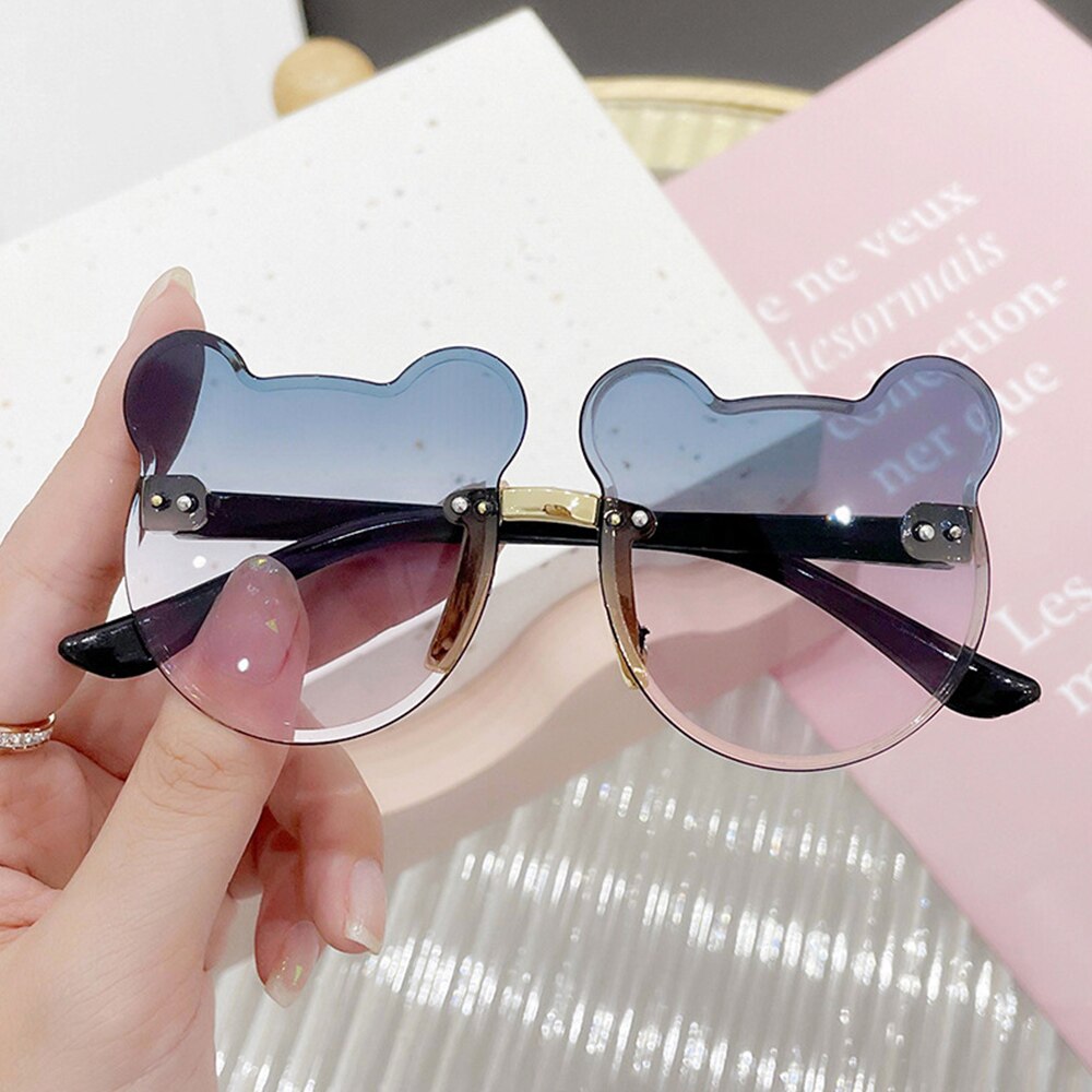 2023 Fashion Heart Frame Children Sunglasses Cute Girls Boys Kids Sun Glasses UV375 Protection Small Eyewear Baby De Sol Gafas