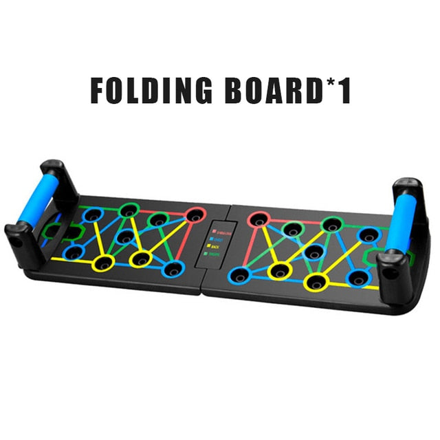 Folding Push-up Board Multifunctional Abdominal Muscle Enhancement Muscle TrainingGym Sports Portable Fitness Equipment