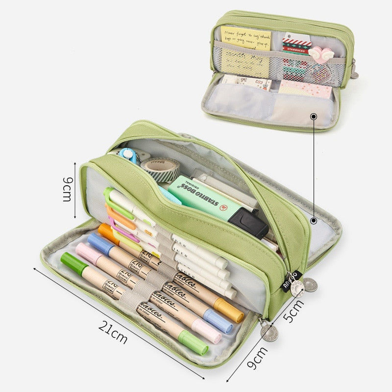 Large Capacity Pencil Case School Multifunction Pen Case Pencil Cases Bags Pencils Pouch Students Education Stationery Supplies