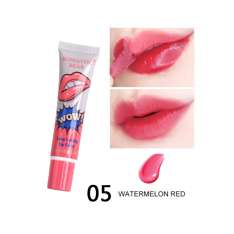 6pcs/Set Color Peel Off Liquid Lipstick Waterproof Long Lasting Lip Gloss Lint Mask Makeup Matte Lipgloss Lipsticks Cosmetic