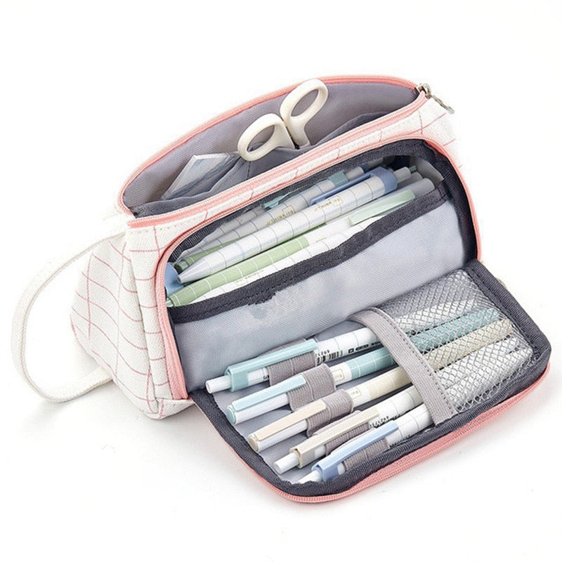 Large Capacity Pencil Case School Multifunction Pen Case Pencil Cases Bags Pencils Pouch Students Education Stationery Supplies