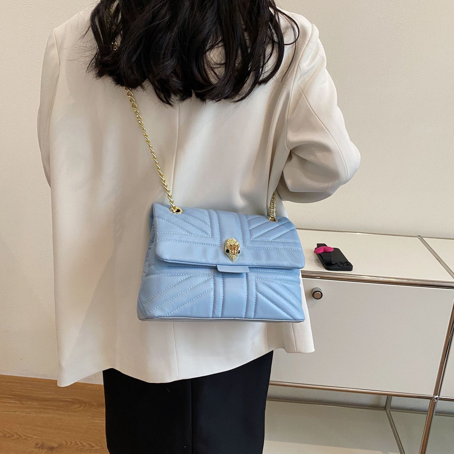 Summer New Shoulder Bag Luxury Designer Brand Crossbody Bag Fashion Retro Simple Women's Handbag Solid Color VIP Square Bag