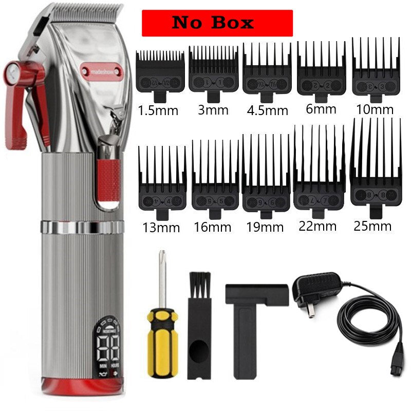 Madeshow M6 Haircut Machine Professional Hair Cutter Hair Trimmer For Man All Metal Haircutting Machine Hair Clipper for Barbers