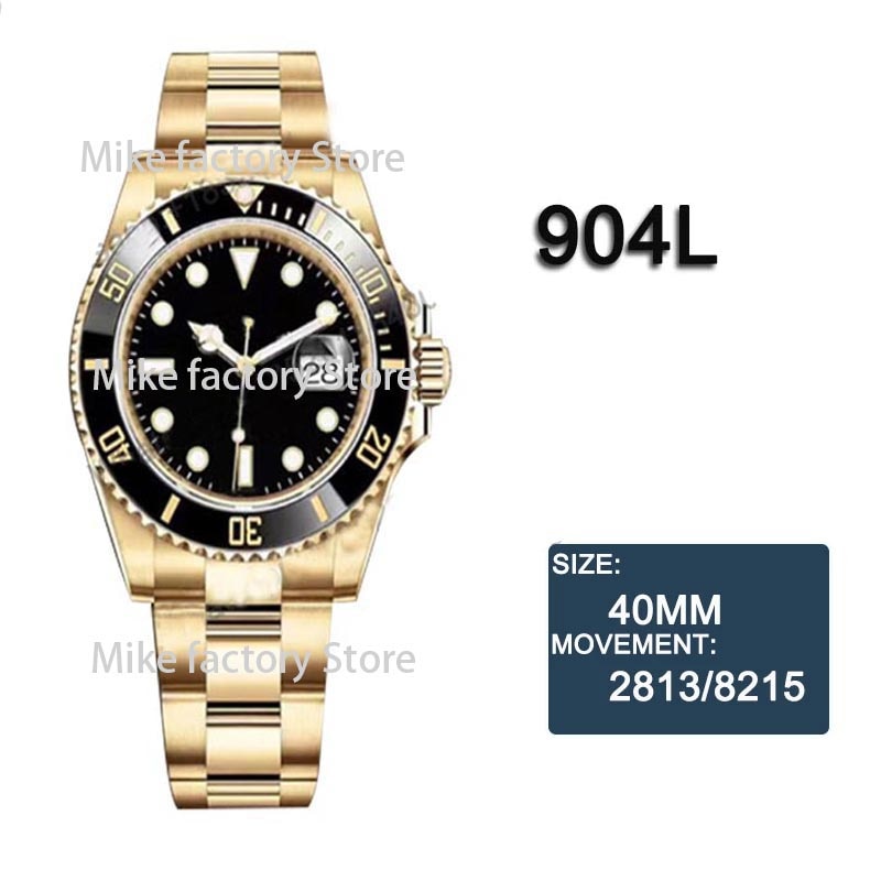 Top Brand luxury Men s Watches 40MM AAA Automatic Mechanical Watch Luminous 904L Stainless Steel