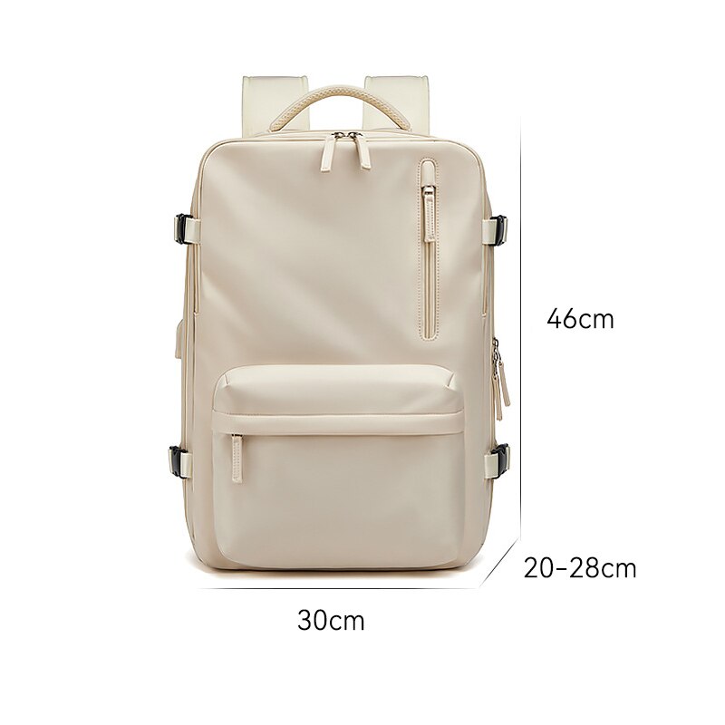 Women Backpack Expandable Large Capacity Travel Bags Waterproof School Student Backpacks Mens Boys Girls 16inch Laptop Back Pack