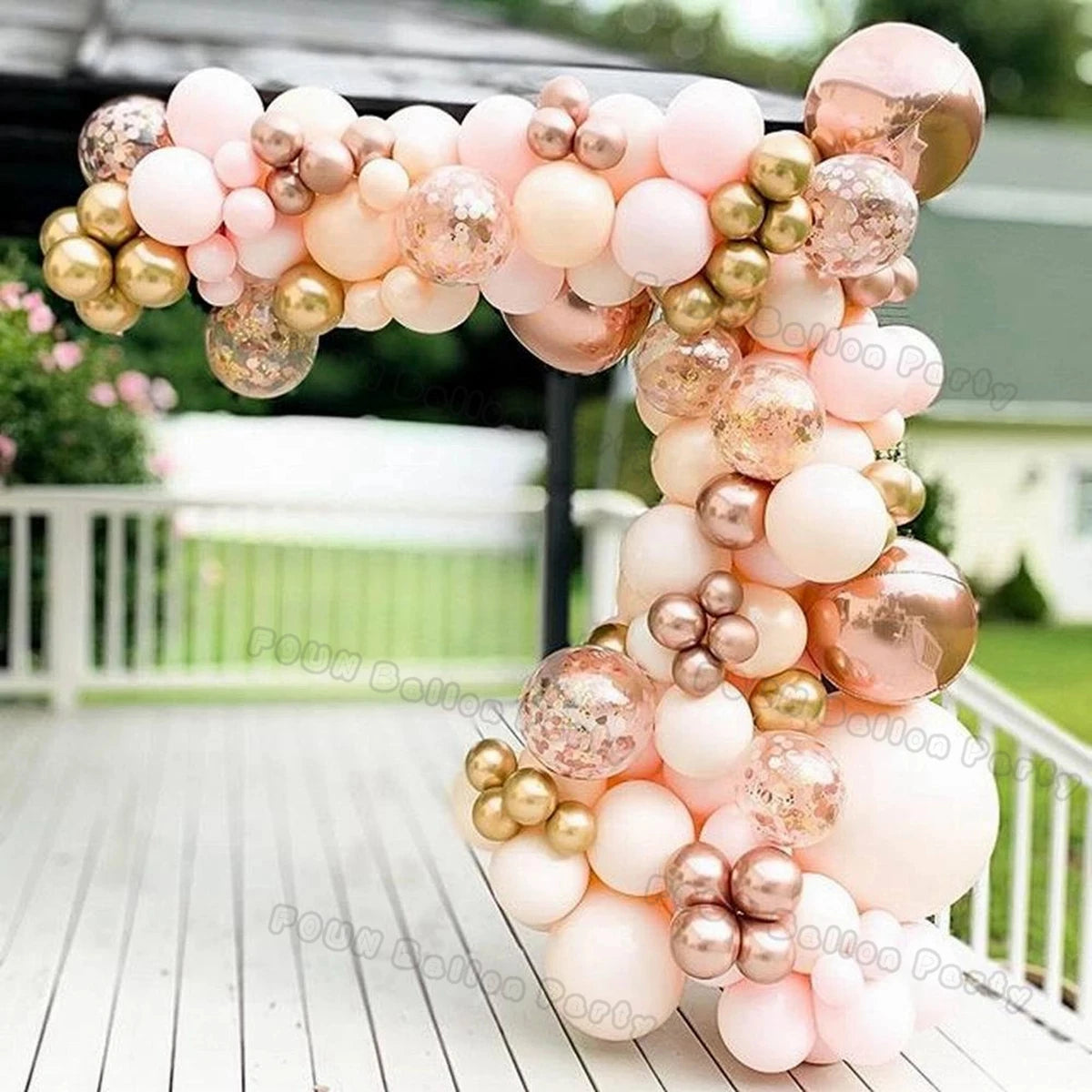 Gender Reveal Balloons Garland Arch Kit Boy or Girl Baby Shower Balloon Pink Blue Gold Ballon Birthday Party Wedding Decoration