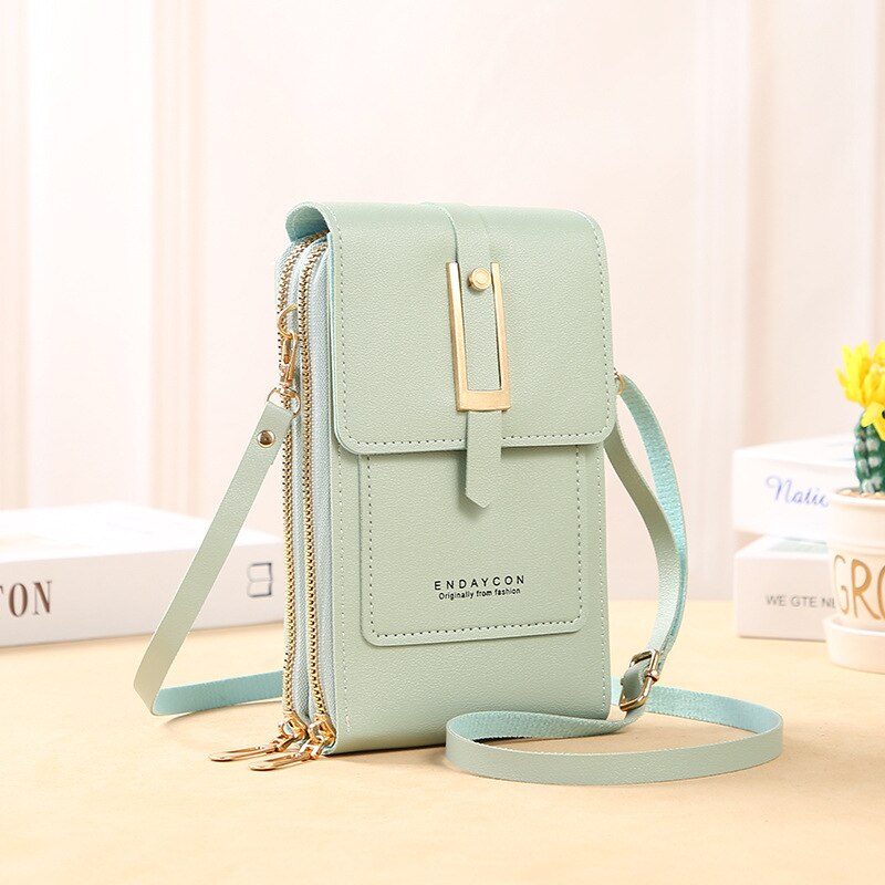 Women Crossbody Shoulder Bags Small mini PU Leather Female Cell Phone Pocket  Ladies Purse Card Clutches Wallet Messenger Girls