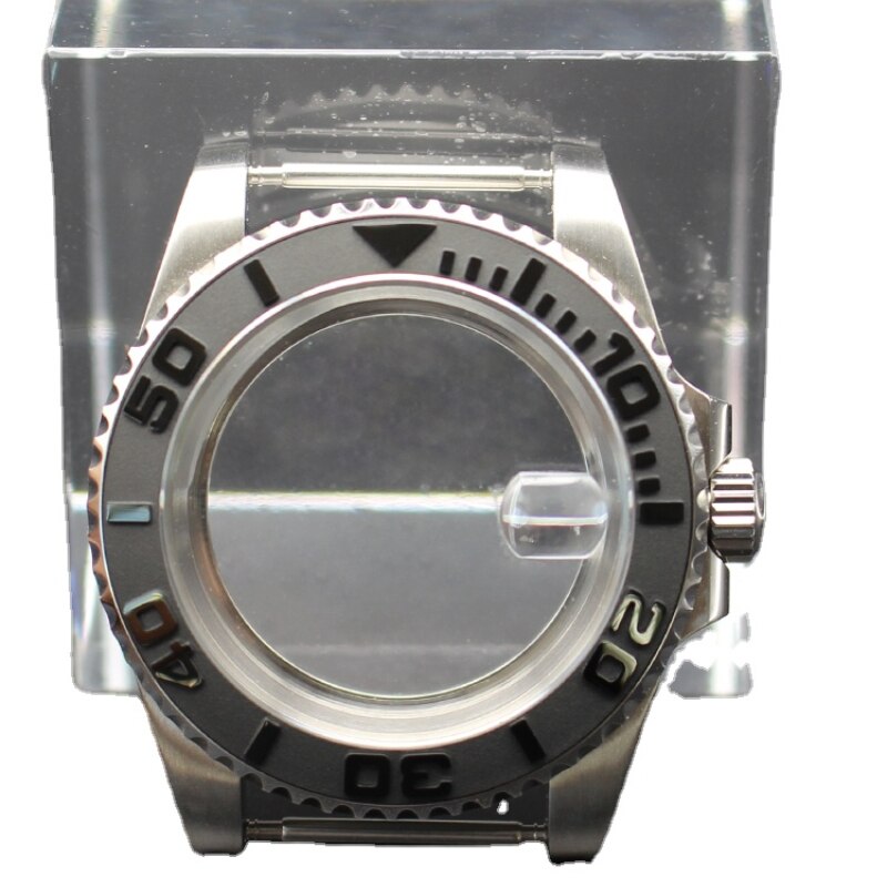 40mm Watch Cases Men Watch Parts Stainless Steel Sapphire Glass Daytona YACHT-MASTER nh35 nh36 eta 2836 miyota 8215 Movement