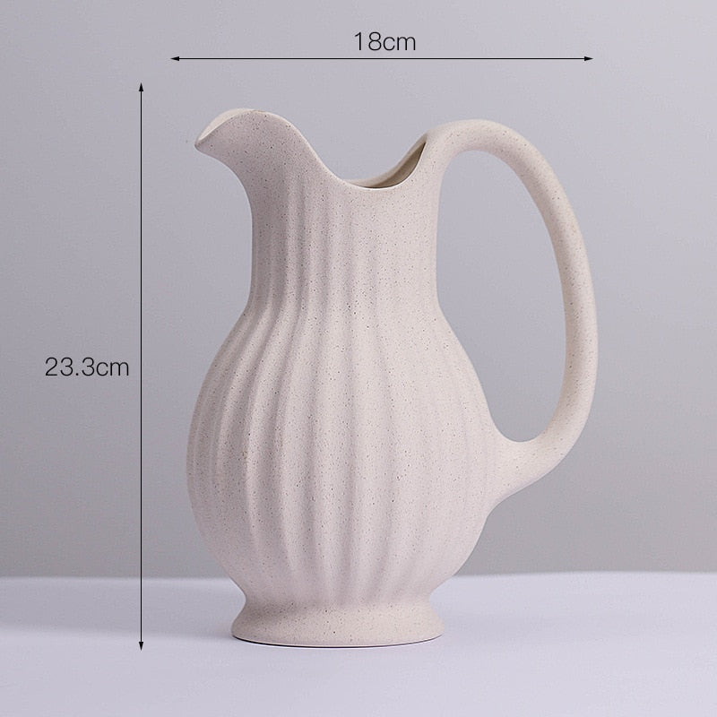 Vases Ceramic Vase Home Decor Nordic Room Decor Modern Wedding Decoration Accessories Desktop Art Decorations Dropshipping