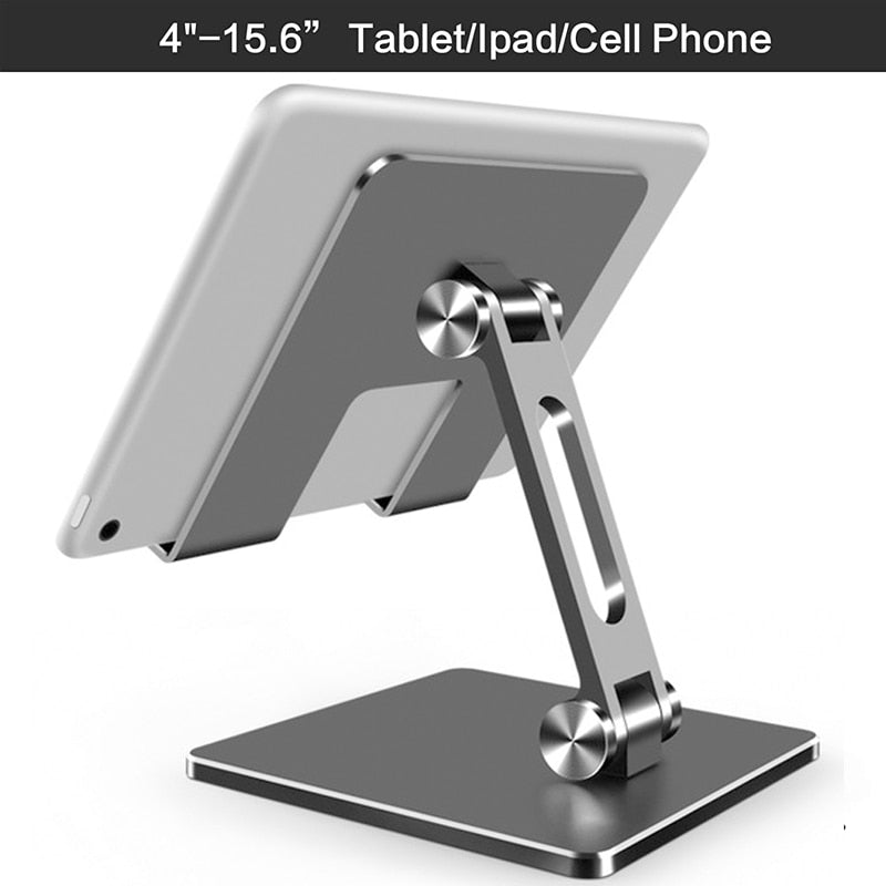 Aluminum Tablet Stand Desk Riser 360° Rotation Multi-Angle Height Adjustable Foldable Holder Dock For Xiaomi iPad Tablet Laptop