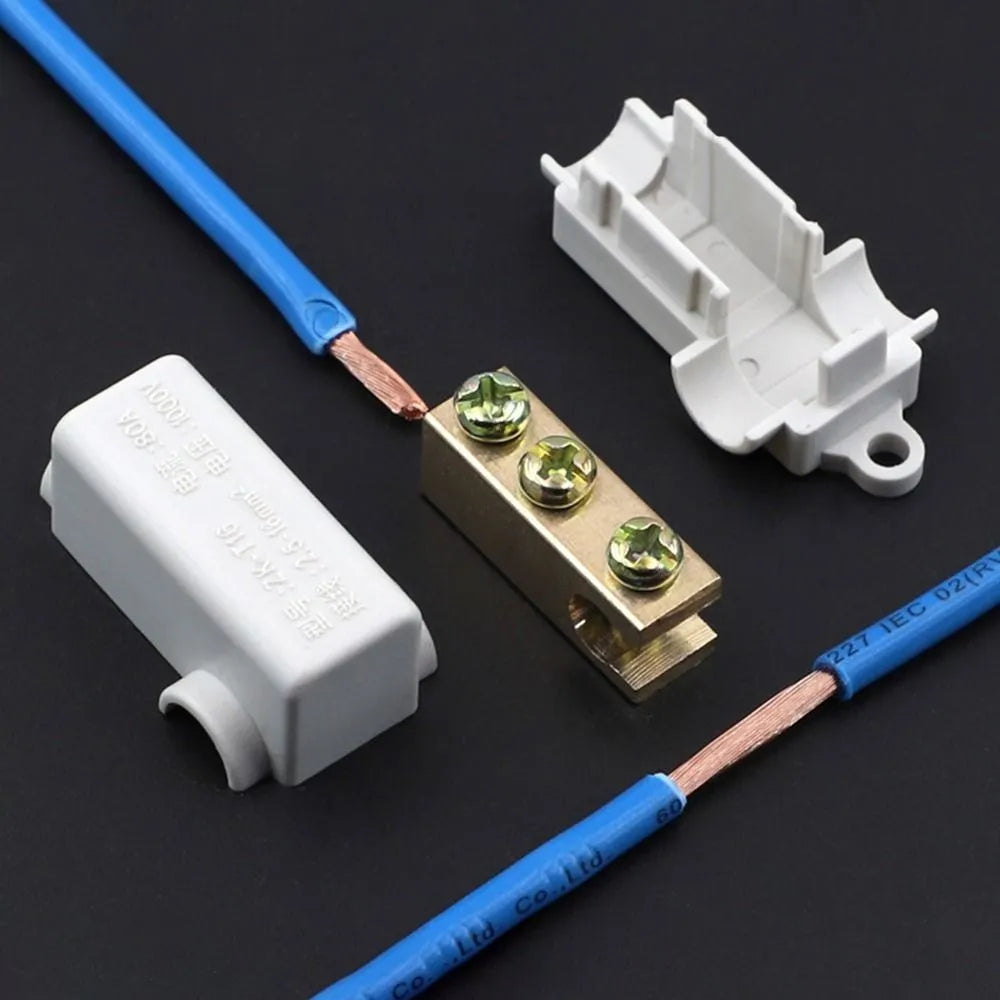 Universal High Power Branch Terminal Quick Wire Connector Electrical Cable Junction Box T06 306 T-type Wiring Terminal Splitter