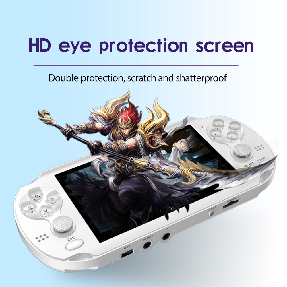 Mini Portable For PSP 128 Bit Video Game Console Game Console Built-in 10000 Classic Games 4.3-inch Screen X1 Gamepad