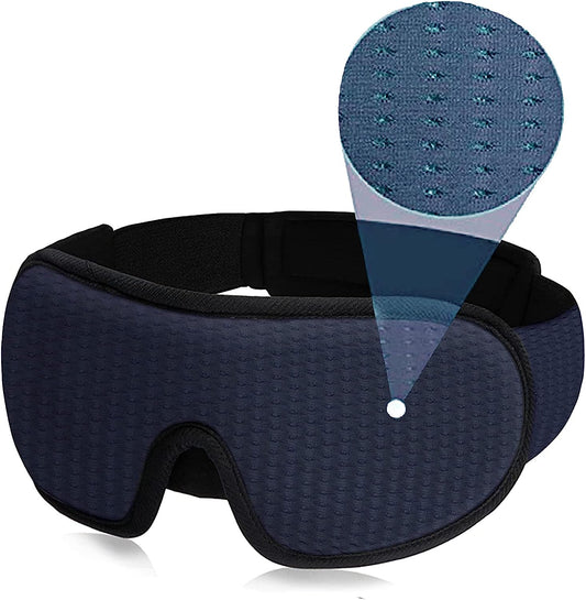 3D Mask for Sleep Eye Mask Lights Blockout Soft Padded Sleeping Masked Fabric Cover Shade Blindfold Eyepatch