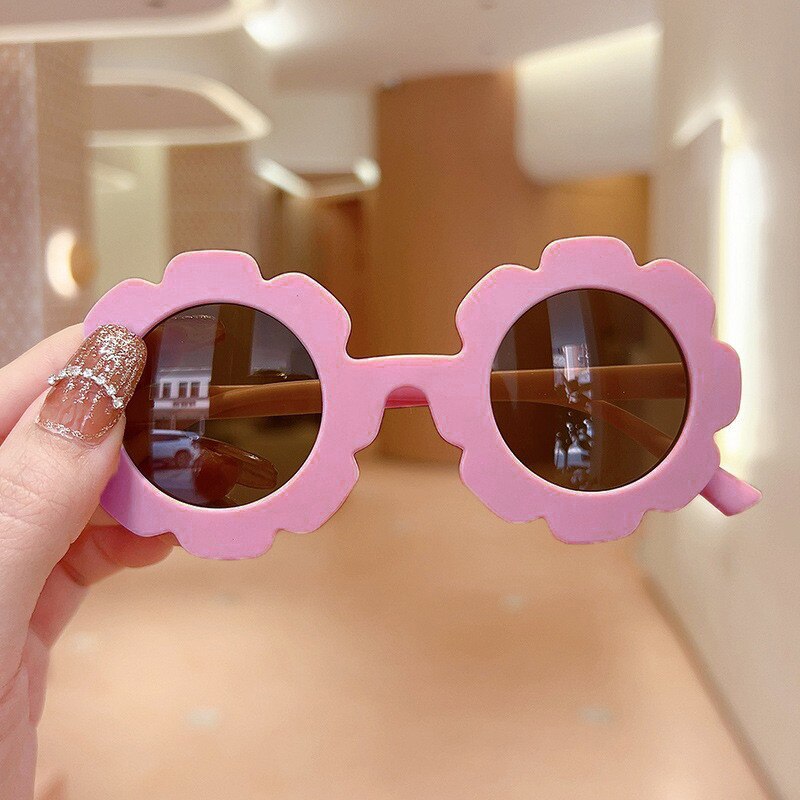 2023 Fashion Heart Frame Children Sunglasses Cute Girls Boys Kids Sun Glasses UV375 Protection Small Eyewear Baby De Sol Gafas