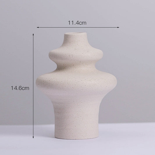 Vases Ceramic Vase Home Decor Nordic Room Decor Modern Wedding Decoration Accessories Desktop Art Decorations Dropshipping