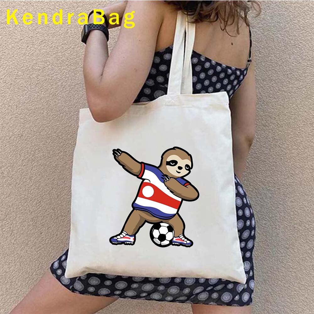 Vintage Arms of Costa Rica Country Map Flag San Jose Girl Soccer Gift Sunset Love Heart Shopper Canvas Tote Bag Shopping Handbag