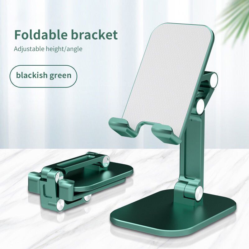 Three Sections Foldable Desk Mobile Phone Holder For iPhone iPad Tablet Flexible Table Desktop Adjustable Cell Smart