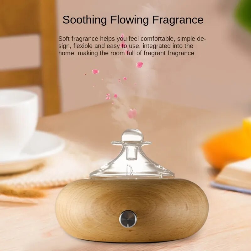 Upgrade Home Aromatherapy Pure Essential Oil Fragrance Machine Cold Aromatherapy Diffuser with Colorful LED Lights