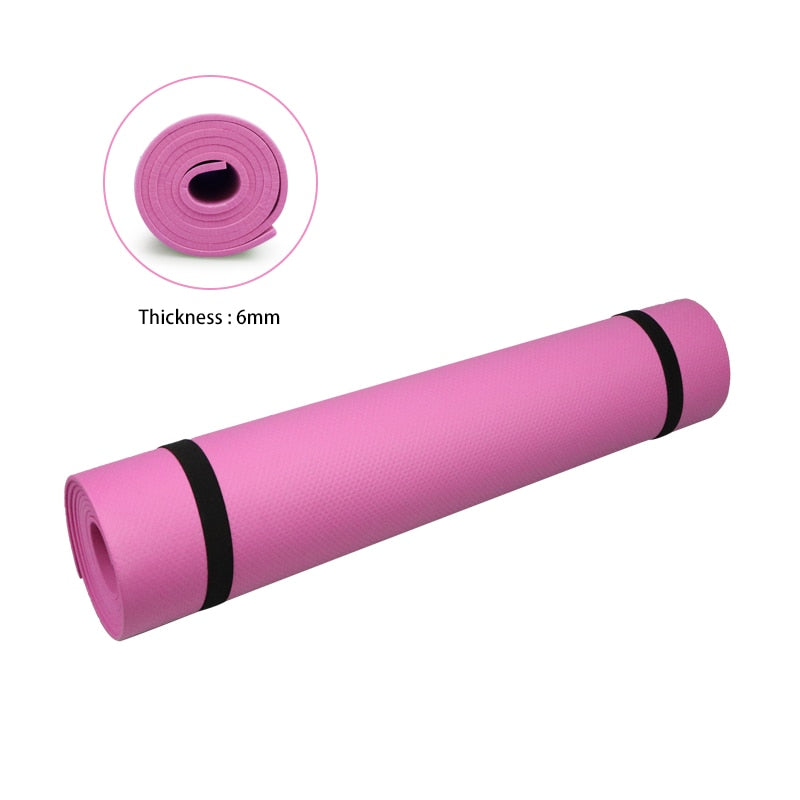 Yoga Mat Anti-skid Sports Fitness Mat 3MM-6MM Thick  EVA Comfort Foam yoga matt for Exercise, Yoga, and Pilates Gymnastics mat