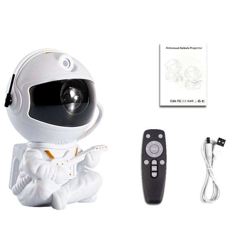 Galaxy Star Projector LED Night Light Starry Sky Astronaut Porjectors Lamp For Decoration Bedroom Home Decorative Children Gifts