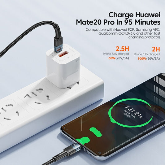 Essager 100W C To C Type C Cable USB C PD Fast Charging Charger Wire Cord For Macbook Samsung Xiaomi Type C USB C Cable 3M