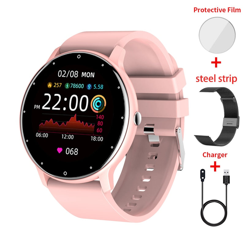 CanMixs 2022 Smart Watch women Heart Rate Blood Pressure Sport Watch for Men Woman Waterproof Fitness Smartwatch