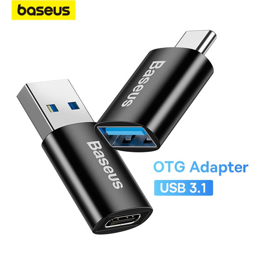 Baseus USB 3.1 Adapter OTG Type C to USB Adapter Female Converter For Macbook pro Air Samsung S20 S10 USB OTG Connector