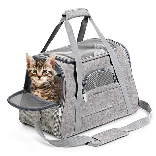 Bag Cat Out Portable Pet Bag Large Capacity Dog Bag Cat Portable Slung Cat Cage Canvas Dog Backpack