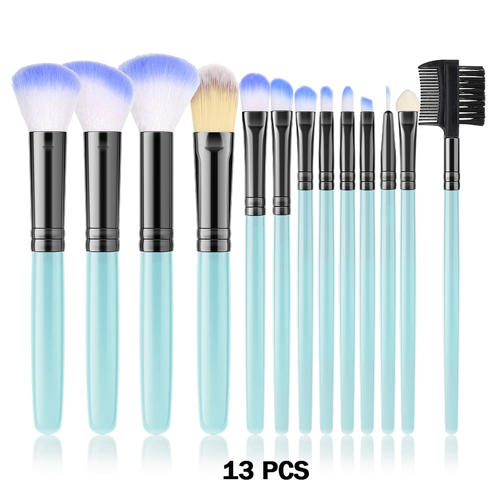 These universal makeup brushes, available in 13 or 32 pieces, enable you to create makeup looks