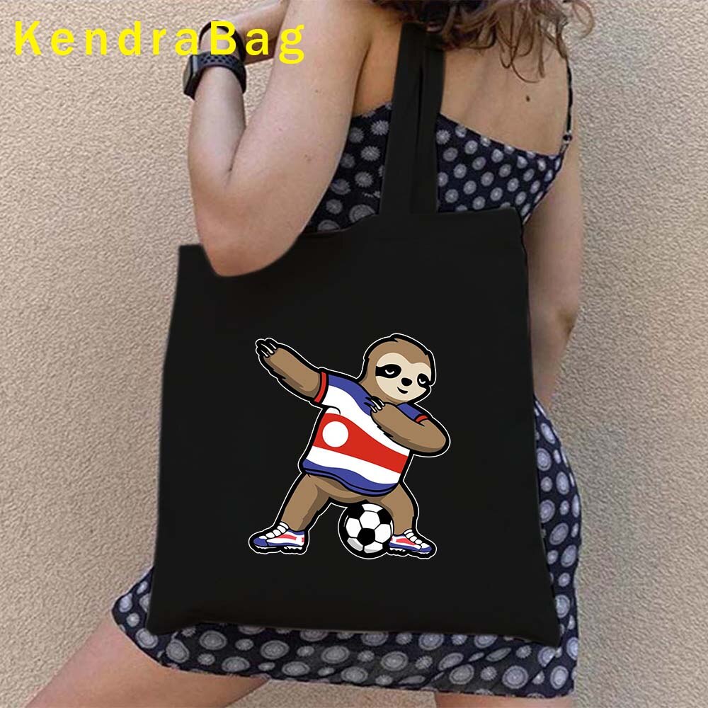 Vintage Arms of Costa Rica Country Map Flag San Jose Girl Soccer Gift Sunset Love Heart Shopper Canvas Tote Bag Shopping Handbag