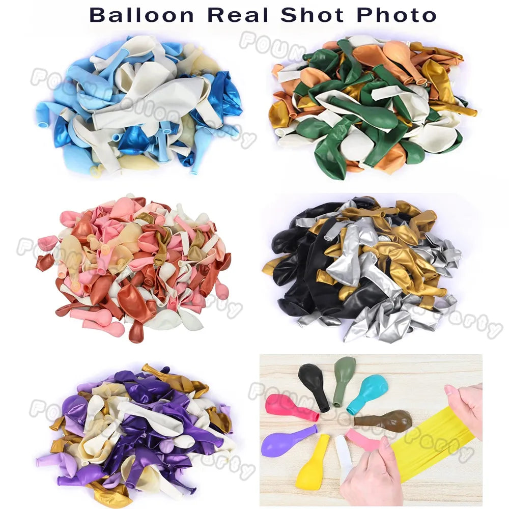 Gender Reveal Balloons Garland Arch Kit Boy or Girl Baby Shower Balloon Pink Blue Gold Ballon Birthday Party Wedding Decoration