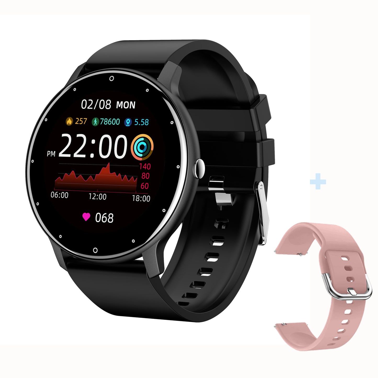 CanMixs 2022 Smart Watch women Heart Rate Blood Pressure Sport Watch for Men Woman Waterproof Fitness Smartwatch