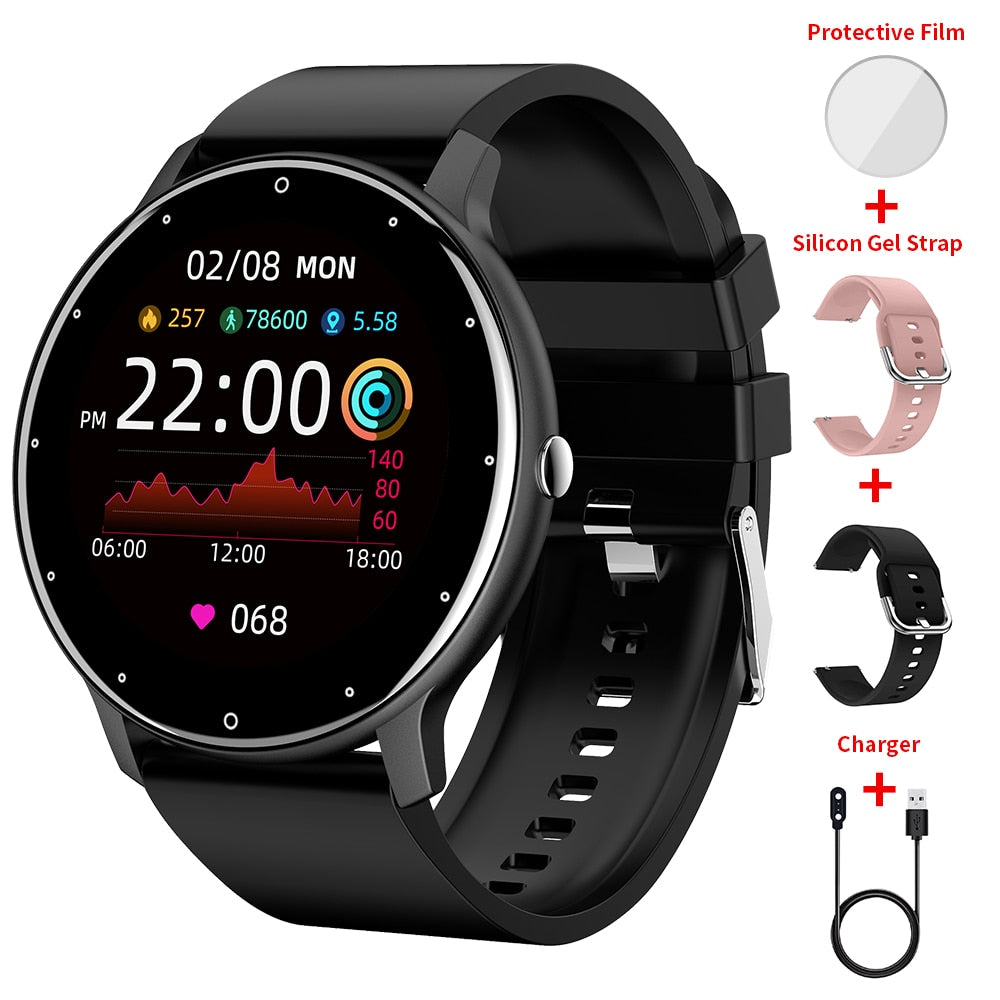 CanMixs 2022 Smart Watch women Heart Rate Blood Pressure Sport Watch for Men Woman Waterproof Fitness Smartwatch