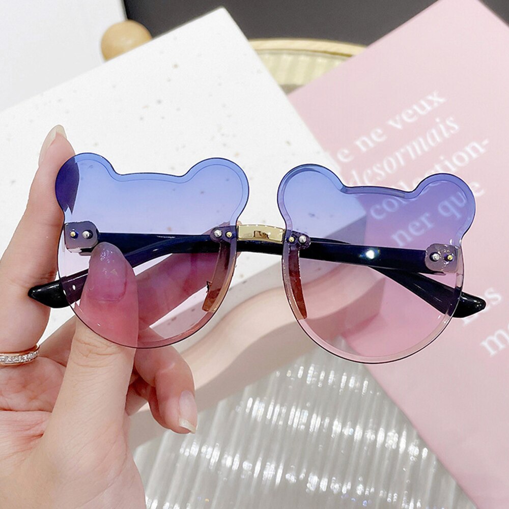 2023 Fashion Heart Frame Children Sunglasses Cute Girls Boys Kids Sun Glasses UV375 Protection Small Eyewear Baby De Sol Gafas