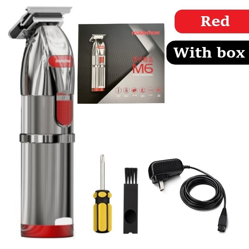 Madeshow M6 Haircut Machine Professional Hair Cutter Hair Trimmer For Man All Metal Haircutting Machine Hair Clipper for Barbers