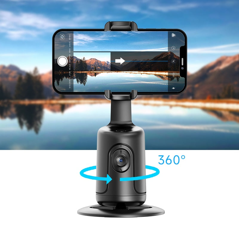 Auto Tracking Phone Holder Auto Face Tracking  360 Rotation Fast Face & Object Tracking Cameraman Robot