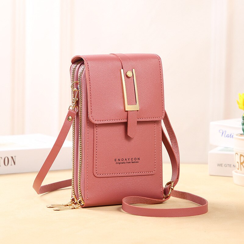 Women Crossbody Shoulder Bags Small mini PU Leather Female Cell Phone Pocket  Ladies Purse Card Clutches Wallet Messenger Girls