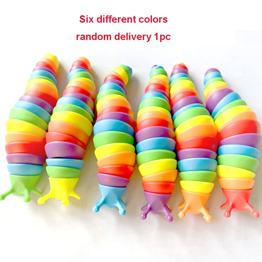 Toys Stress Reliever Fidget Toys Kids Adults Funny Buckle Slug Dolphin Shark Anxiety Antistress Squishy Toy Keychain Accessories