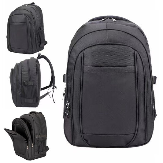 Computer School Travel Backpack Rucksack Polyester Black Gray Nylon Business Travel Commute Men School Laptop Backpack