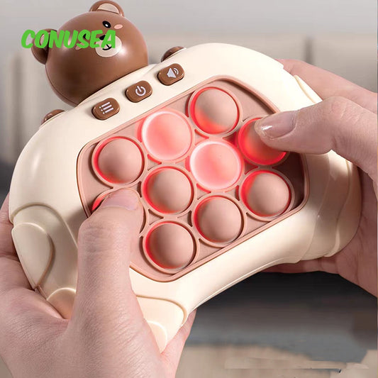 2023New Quick Push Bubble Press Fidget Toy Memory Game Children's Puzzle Stress Toys for Kids Children Adult Whack-A-Mole Gifts