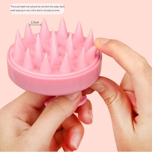 Plastic Silicone Massage Comb  Clean The Scalp Thoroughly Scalp Massage Easy Foaming Head Massage Brush Shampoo Brush Bath Comb